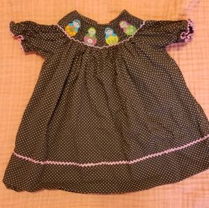Anavini Smocked Dress Toddler Sz 2